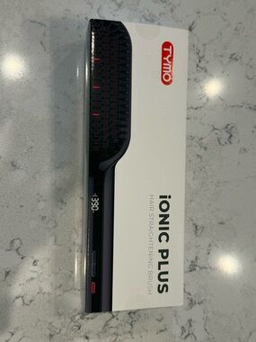 Tymo Ionic Plus Black Hair Straightening Brush